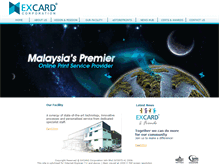Tablet Screenshot of excardcorporation.com